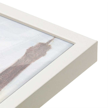[Color:Opaque White], Picture of art in a Opaque White frame at an angle