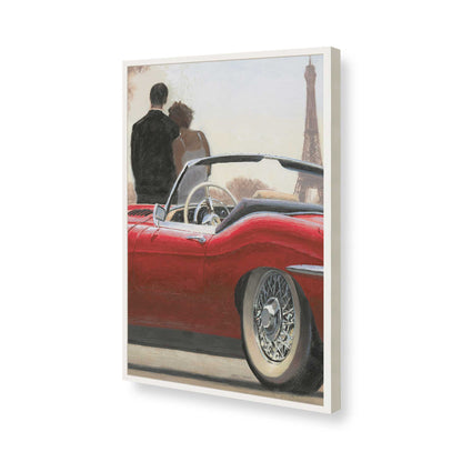 [Color:Opaque White], Picture of art in a Opaque White frame of the corner