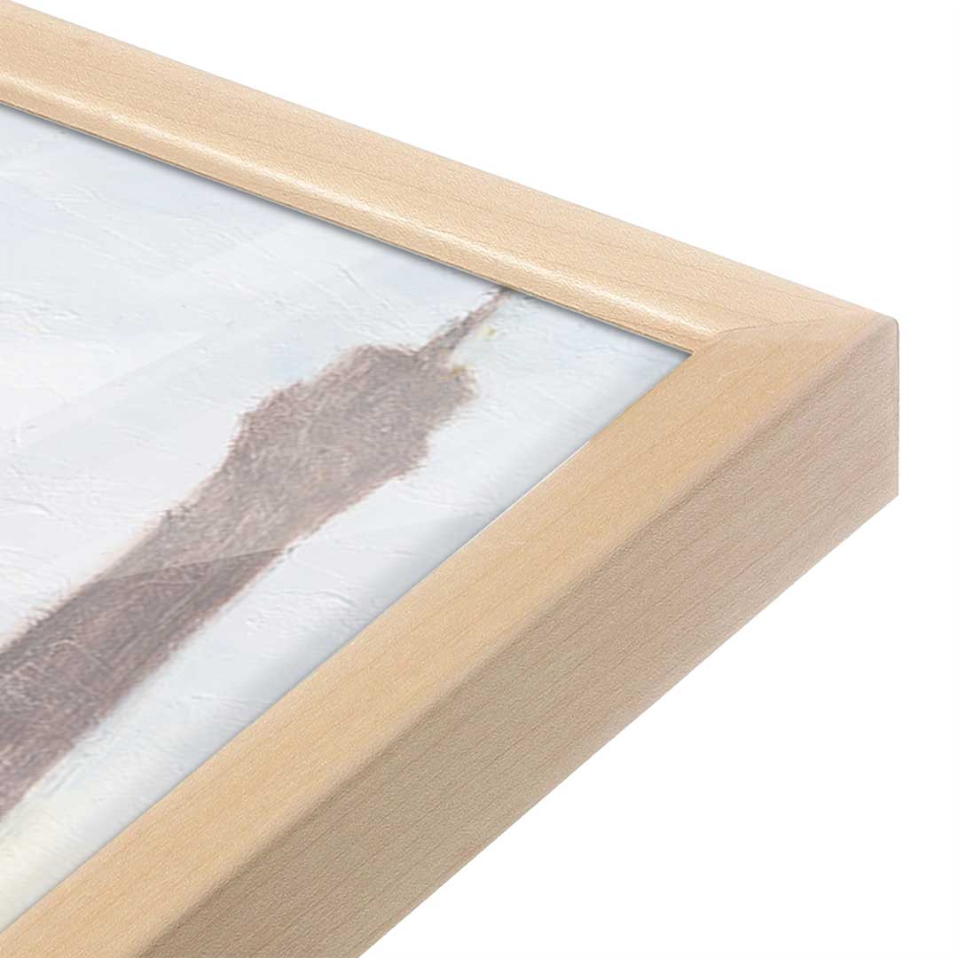 [Color:Raw Maple], Picture of art in a Raw Maple frame at an angle