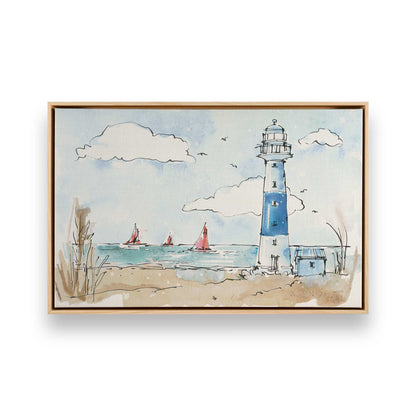 [Color:American Maple], Picture of art in a American Maple frame