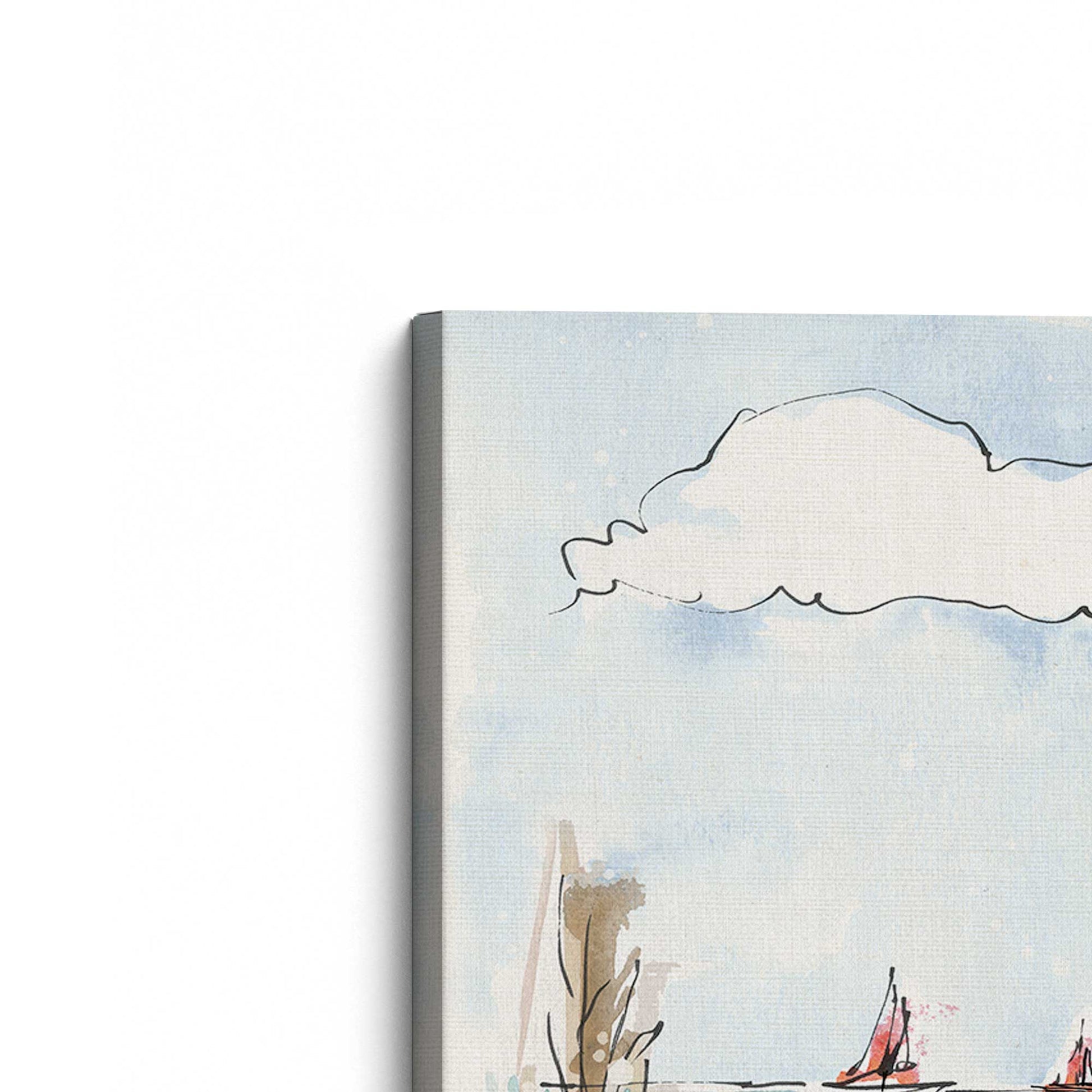 [Color:Stretched Canvas], Picture of the corner of the art