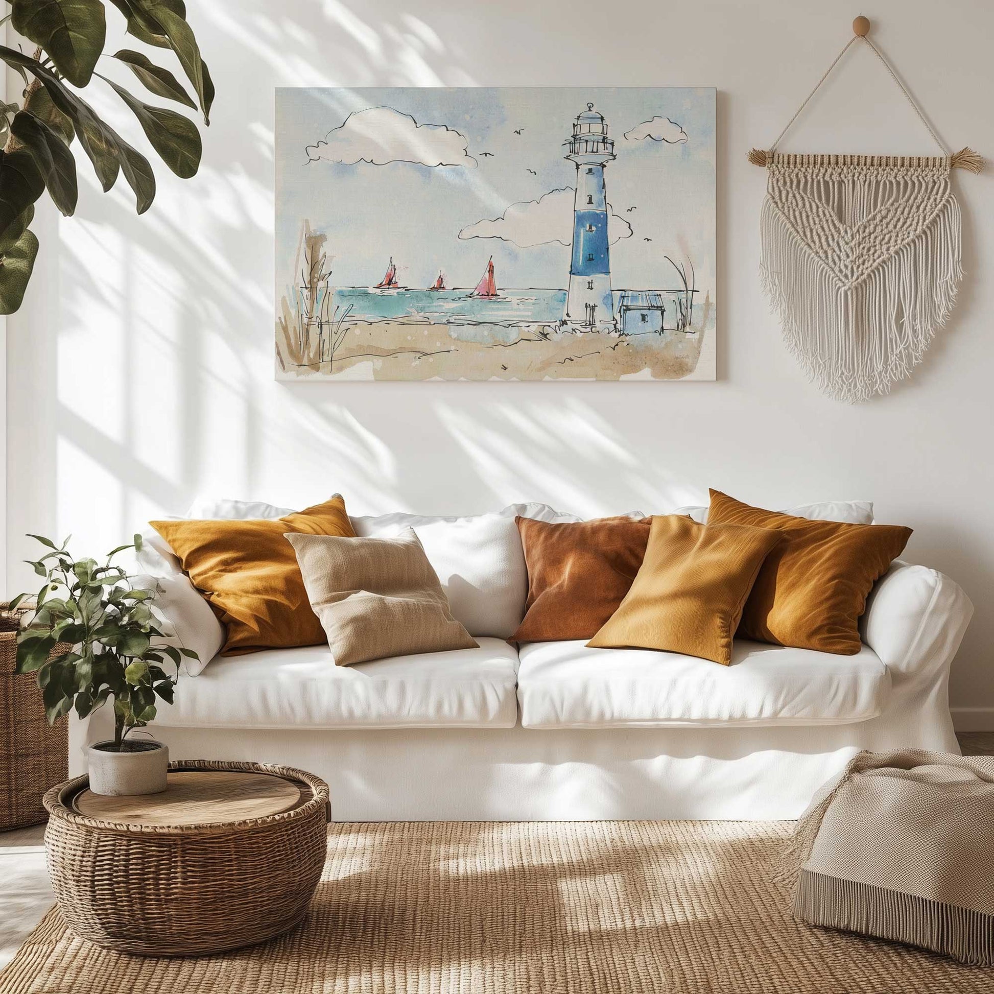 Picture of art in a room