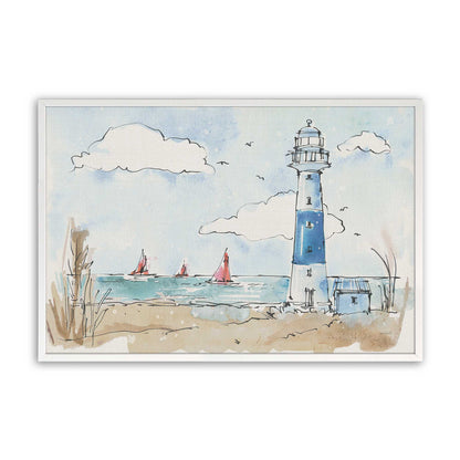 [Color:Opaque White], Picture of art in a Opaque White frame