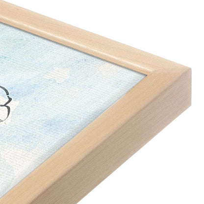 [Color:Raw Maple], Picture of art in a Raw Maple frame at an angle