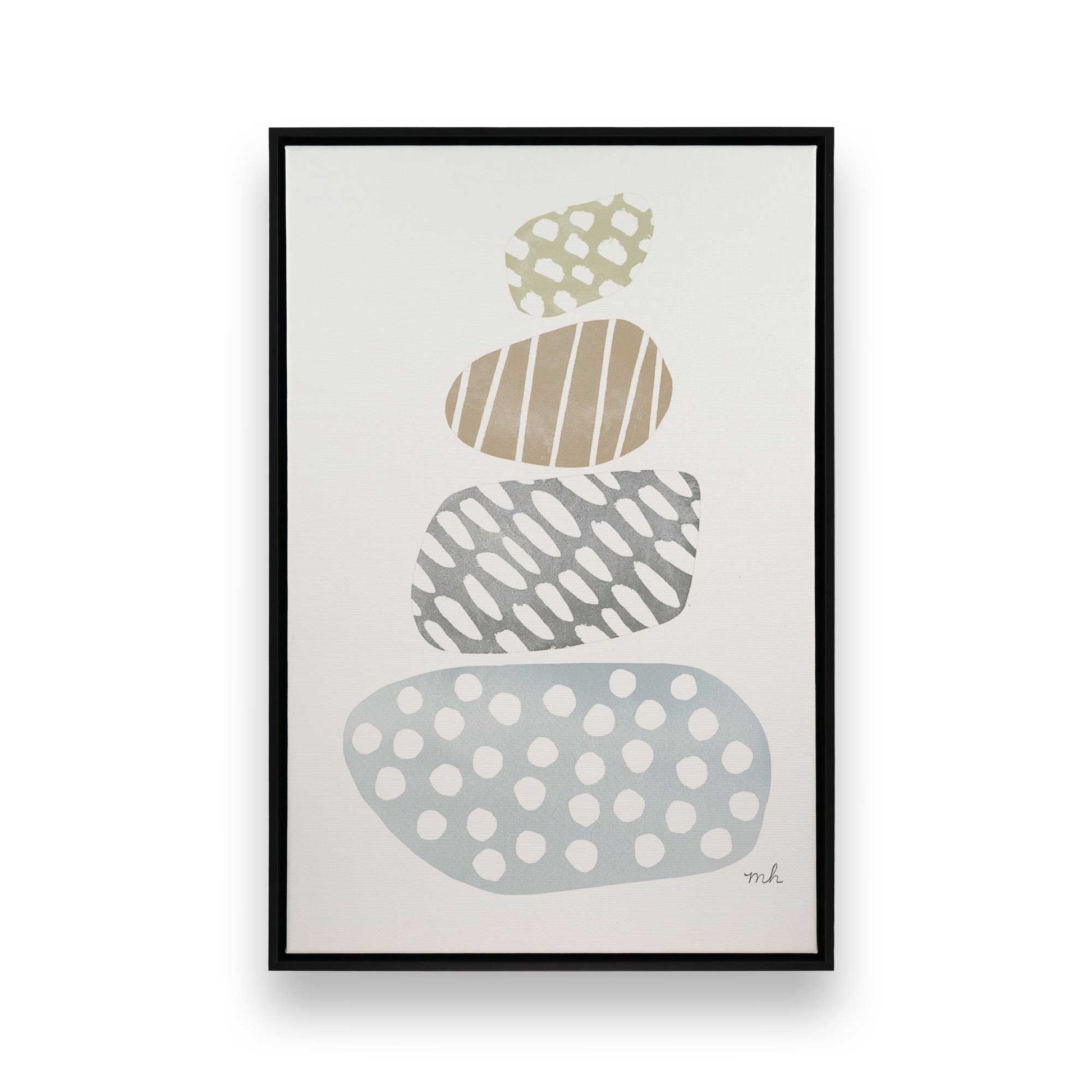 [Color:Satin Black], Picture of art in a Satin Black frame