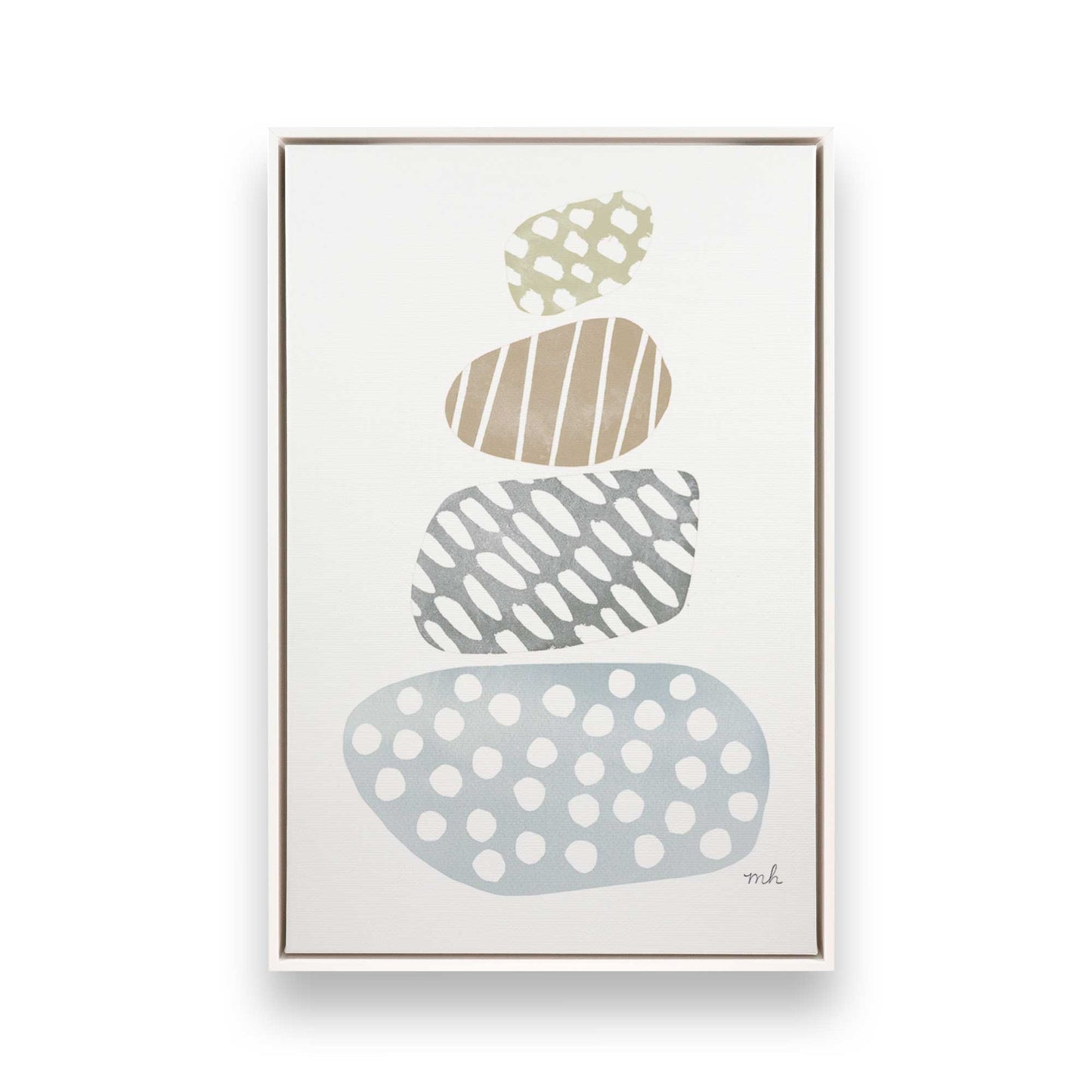 [Color:Opaque White], Picture of art in a White frame