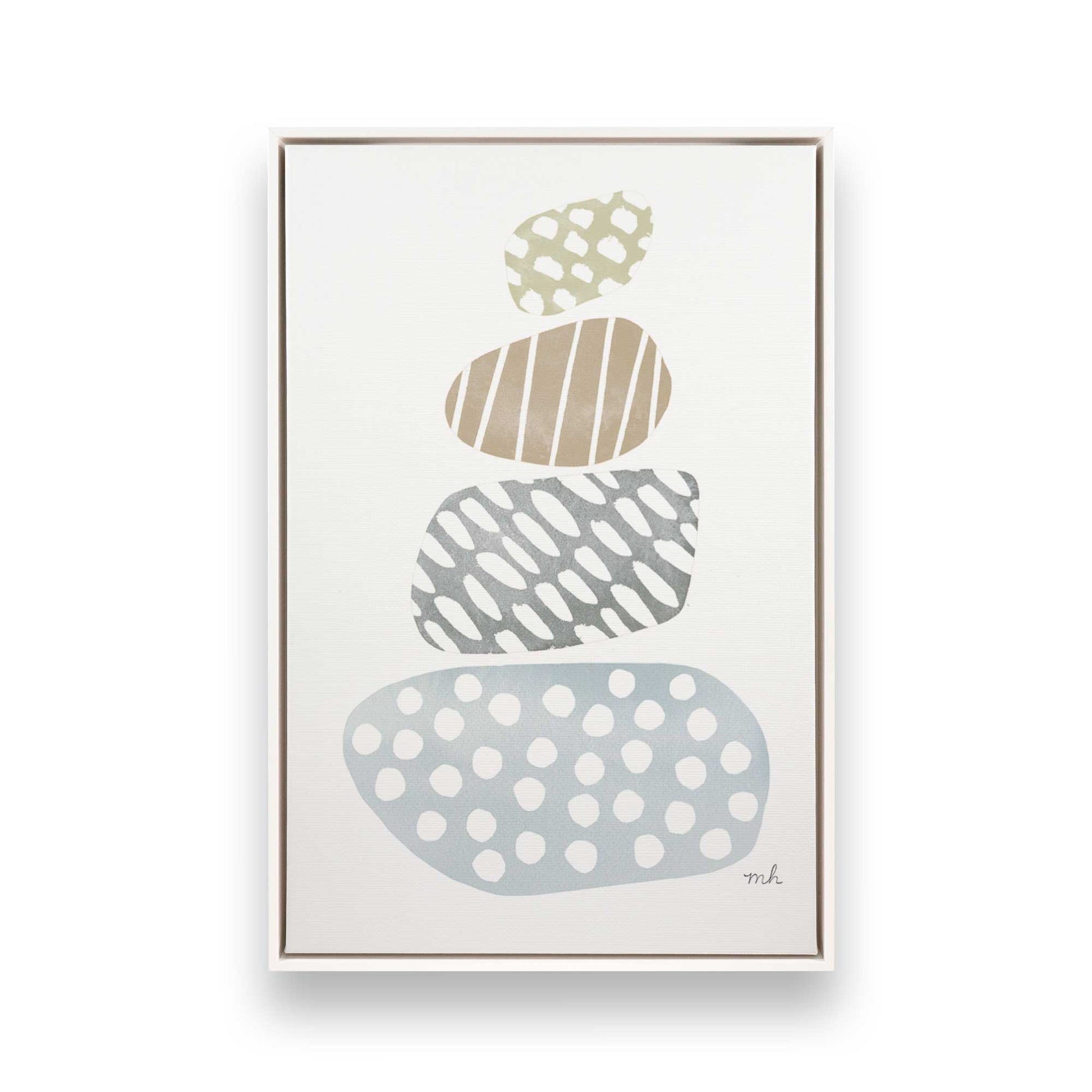 [Color:Opaque White], Picture of art in a White frame