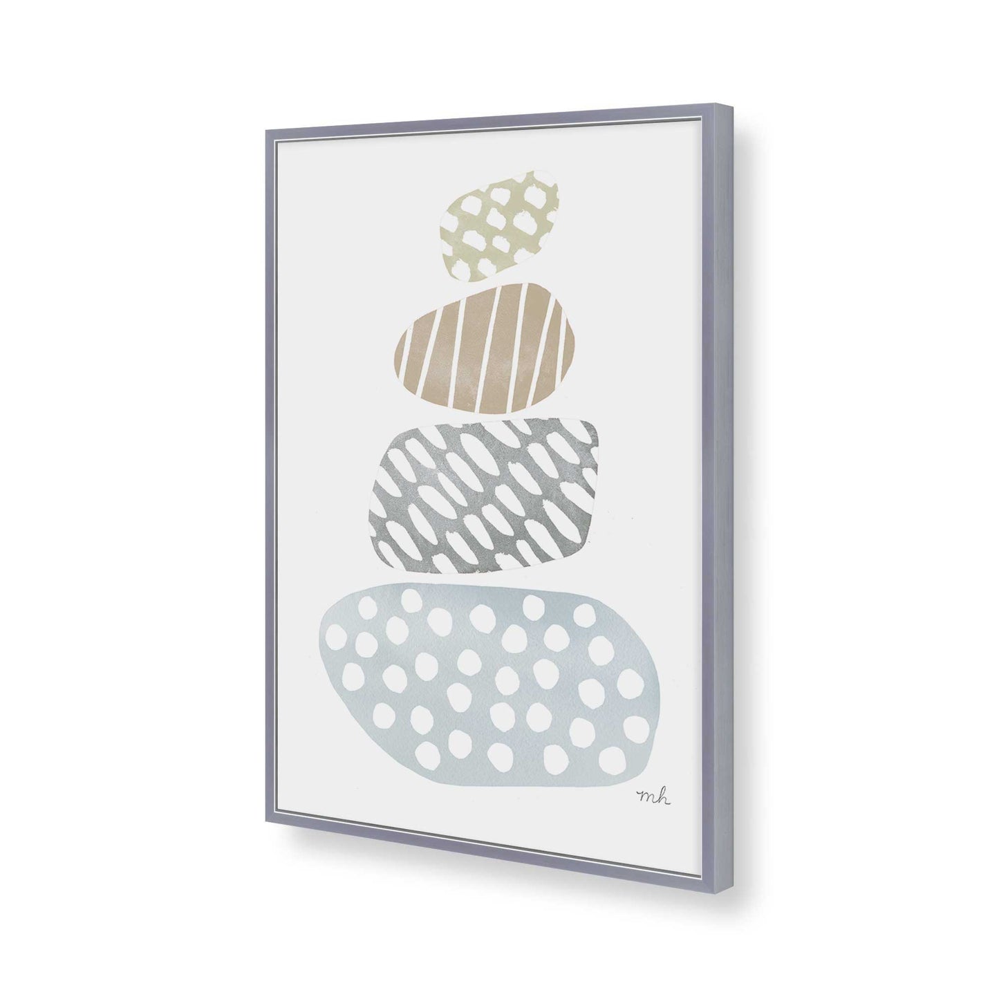 [Color:Polished Chrome], Picture of art in a Polished Chrome frame of the corner