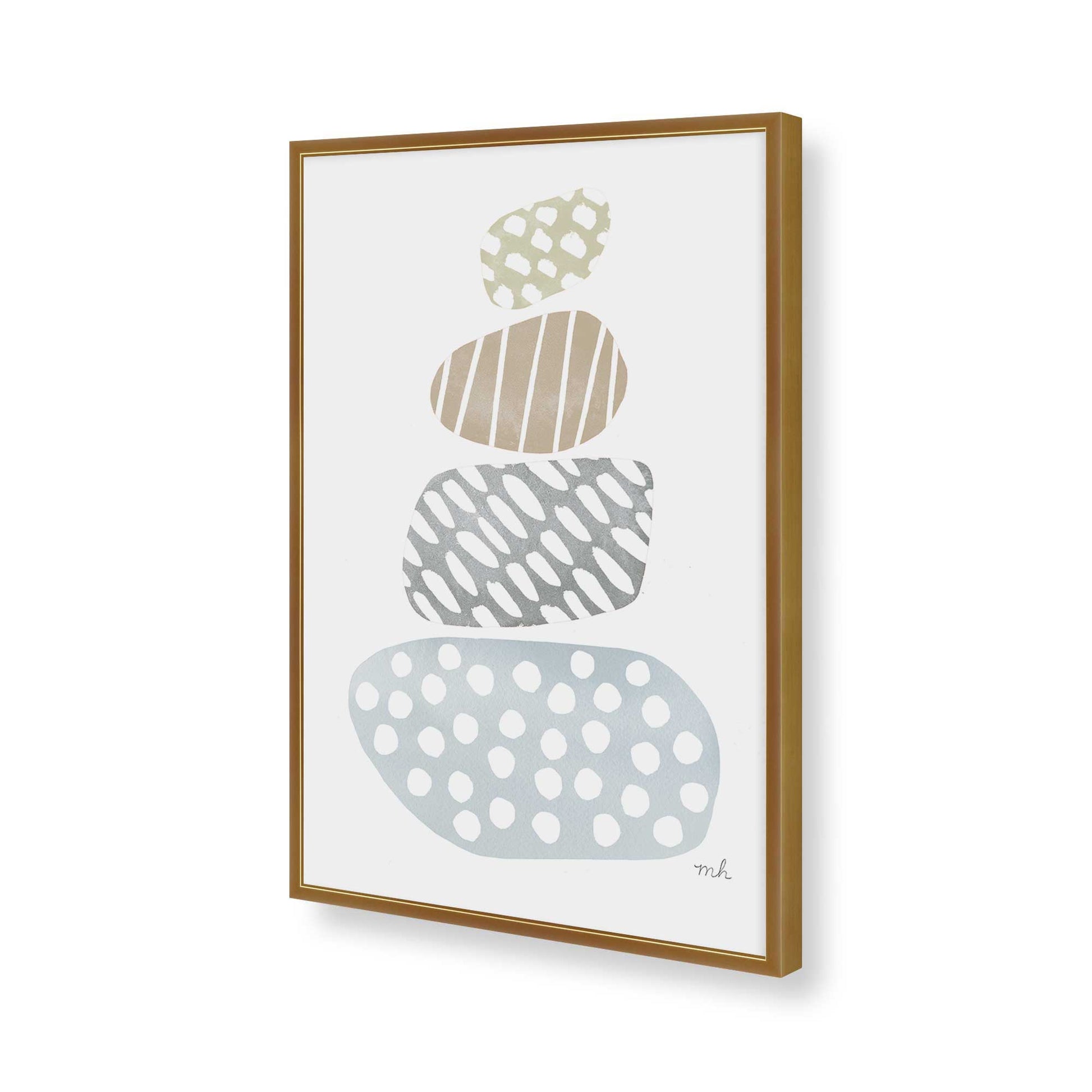 [Color:Polished Gold], Picture of art in a Polished Gold frame of the corner