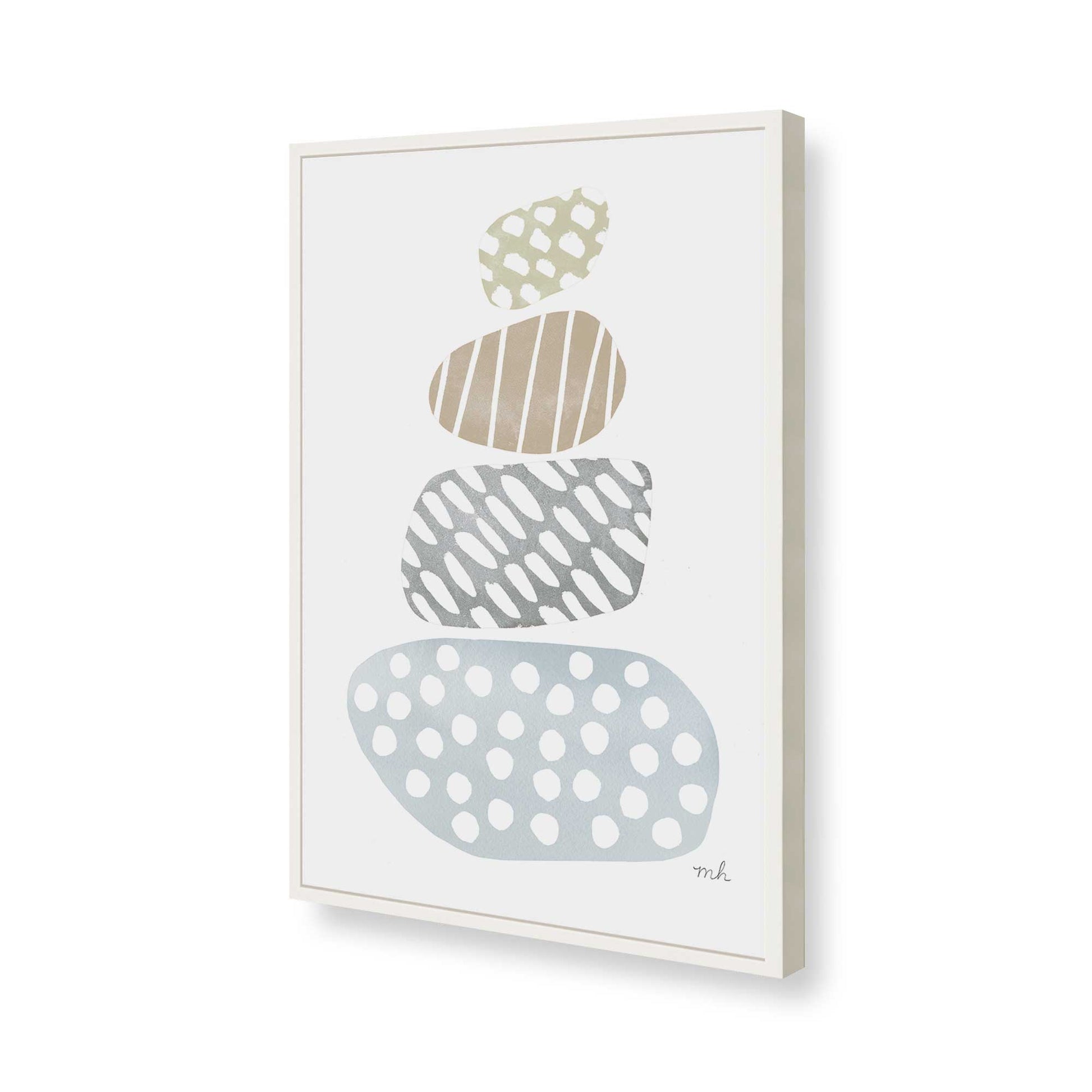 [Color:Opaque White], Picture of art in a Opaque White frame of the corner