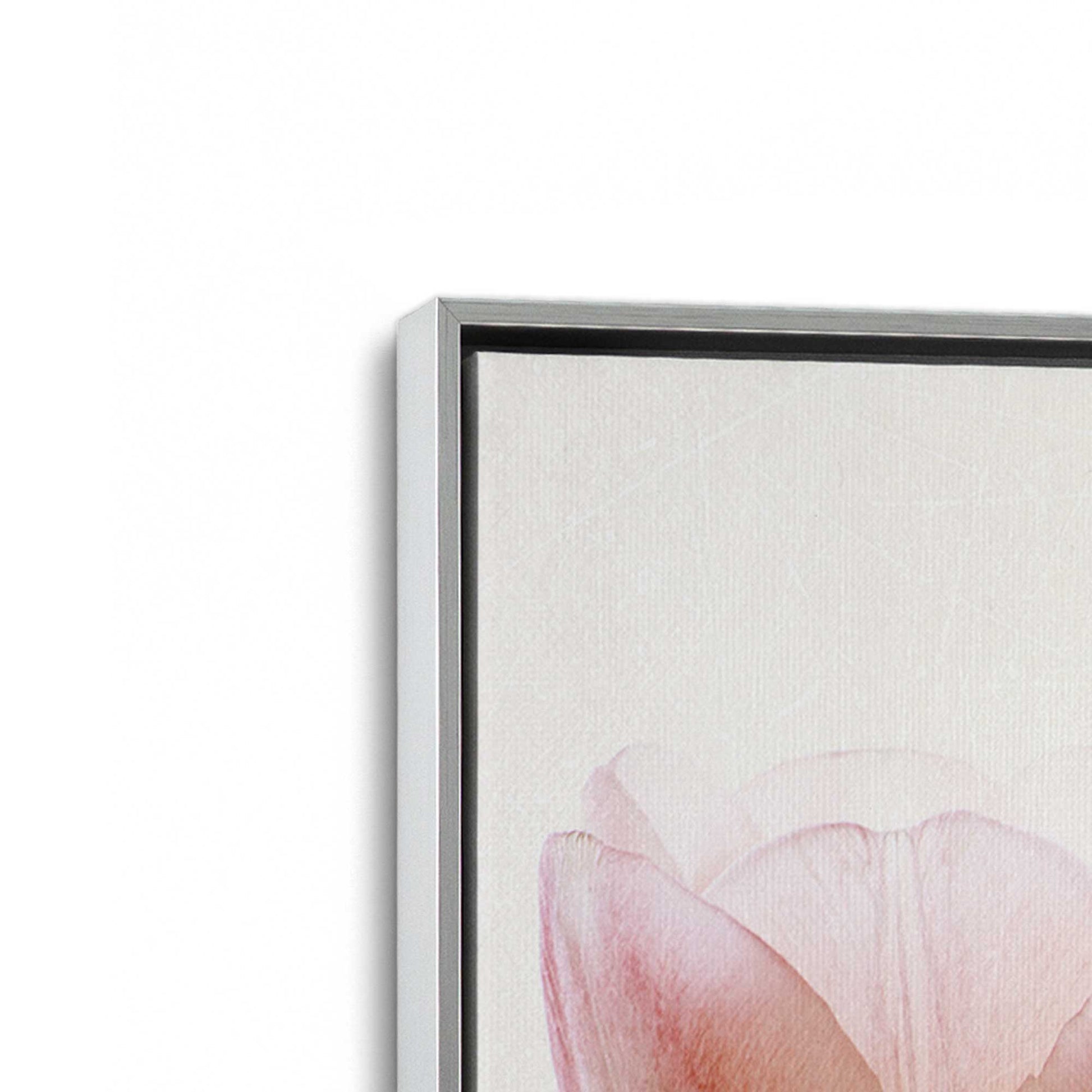 [Color:Polished Chrome], Picture of art in a Polished Chrome frame at an angle