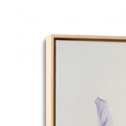 [Color:American Maple], Picture of art in a American Maple frame at an angle