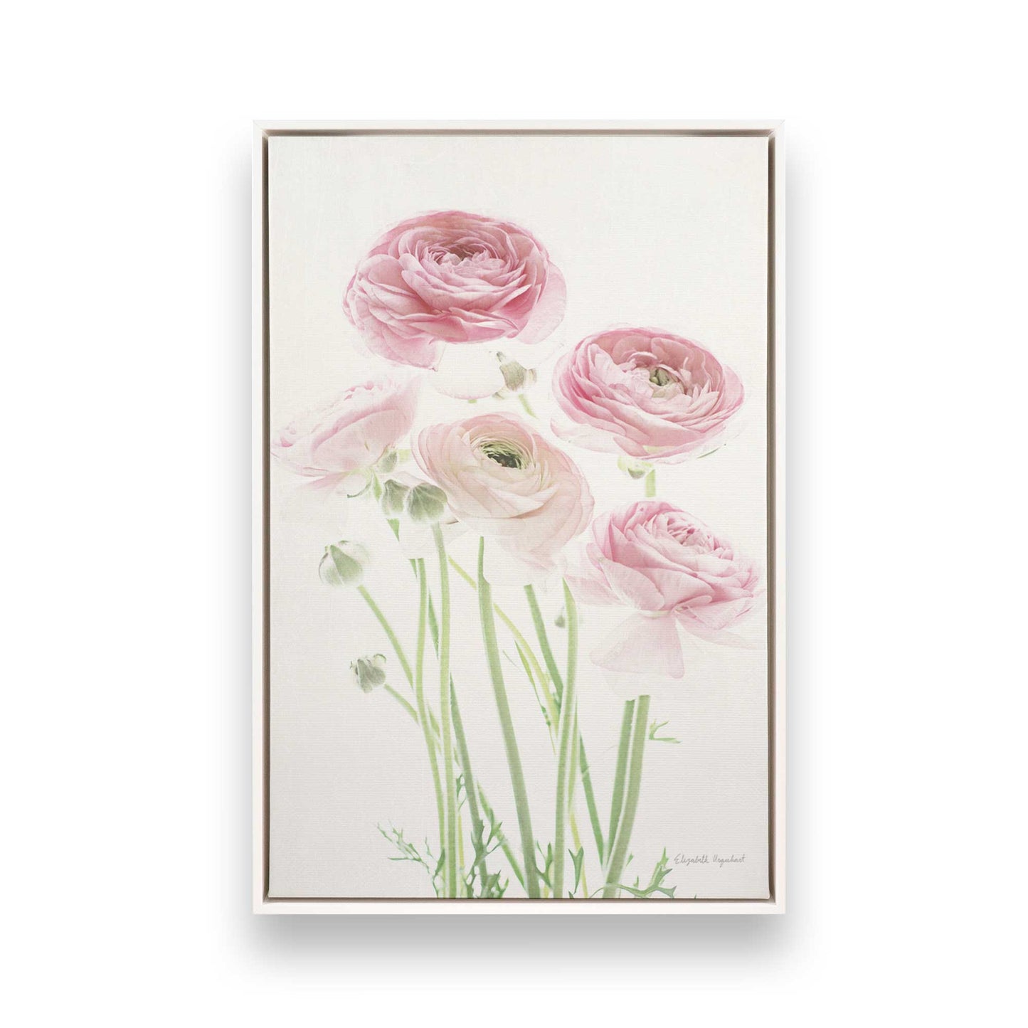 [Color:Opaque White], Picture of art in a White frame