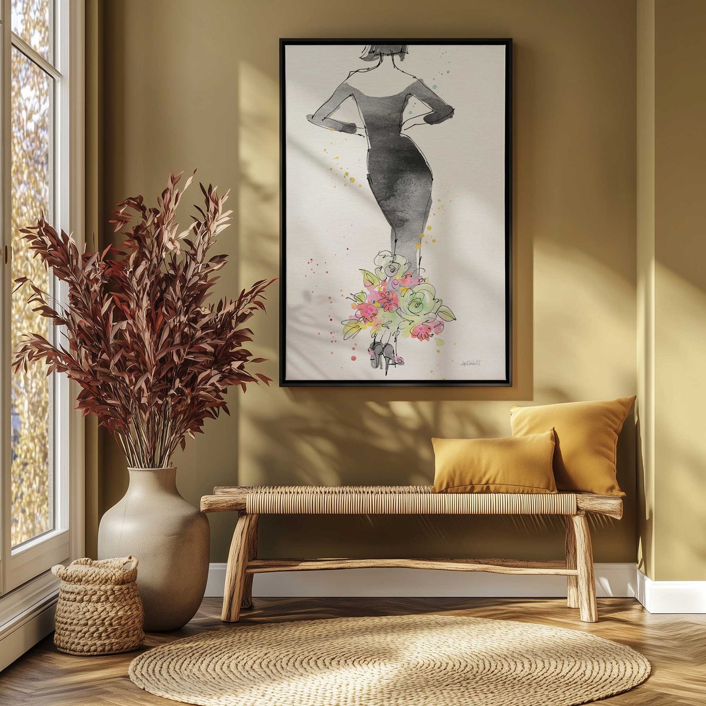 Picture of art in a room