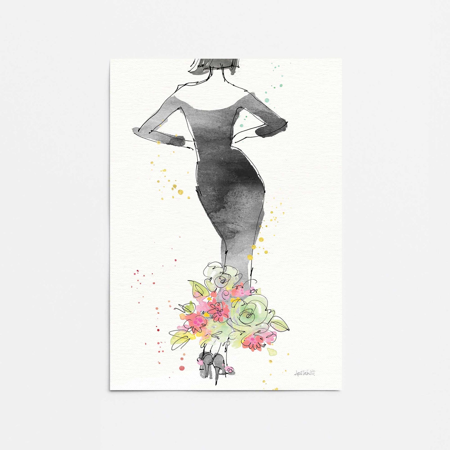 [Color:Rolled Print], Picture of close up of art