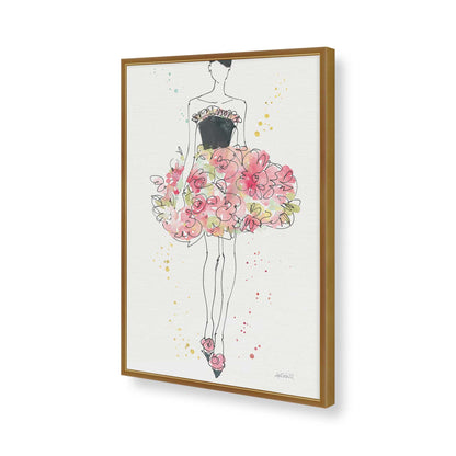 [Color:Polished Gold], Picture of art in a Polished Gold frame of the corner