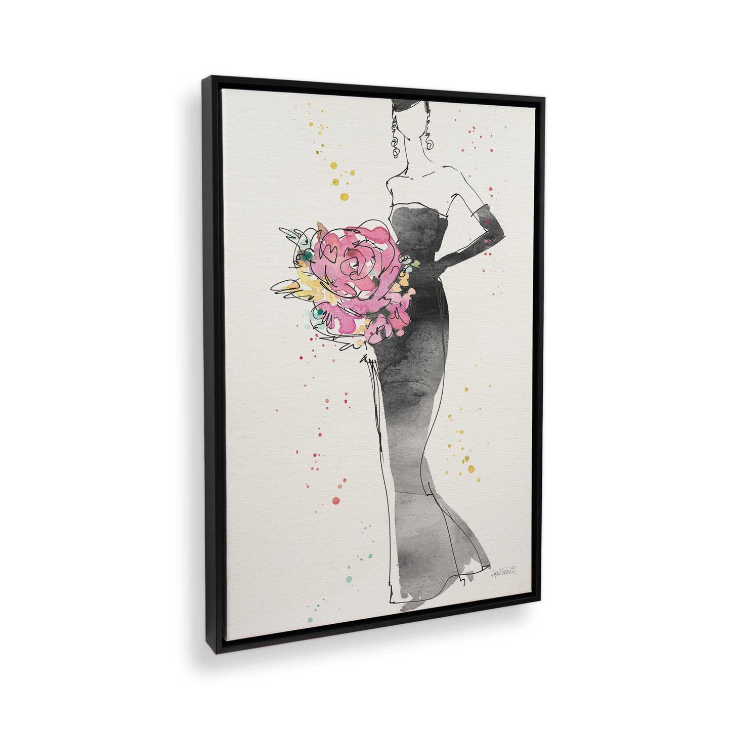 [Color:Satin Black], Picture of the corner of the art