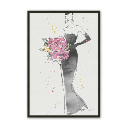 [Color:Satin Black], Picture of art in a Satin Black frame
