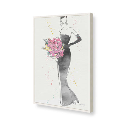 [Color:Opaque White], Picture of art in a Opaque White frame of the corner