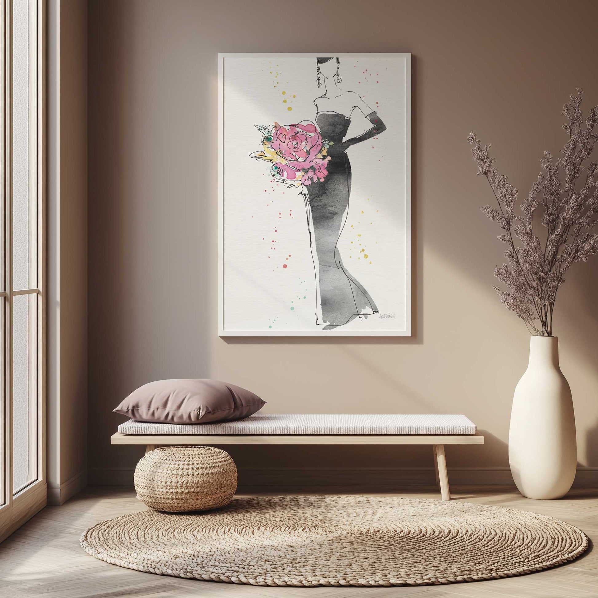 Picture of art in a room