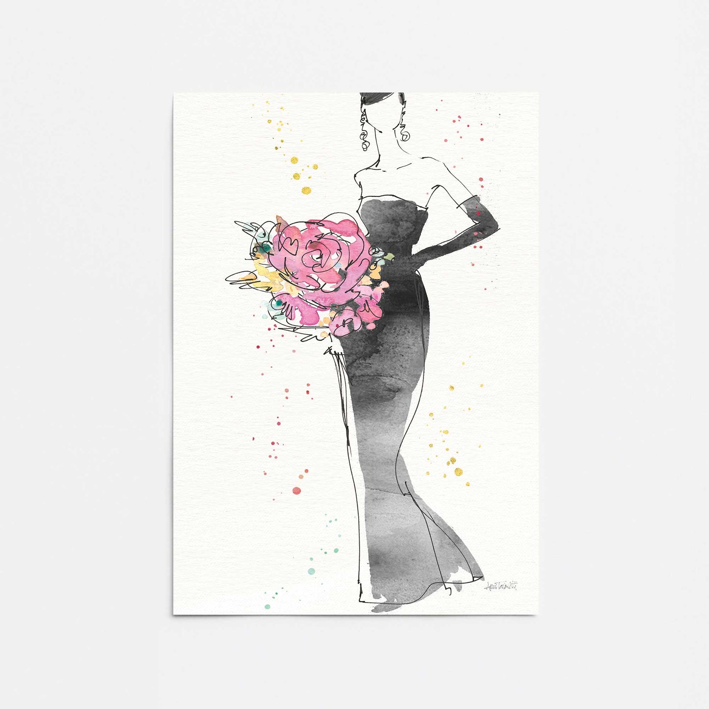 [Color:Rolled Print], Picture of close up of art
