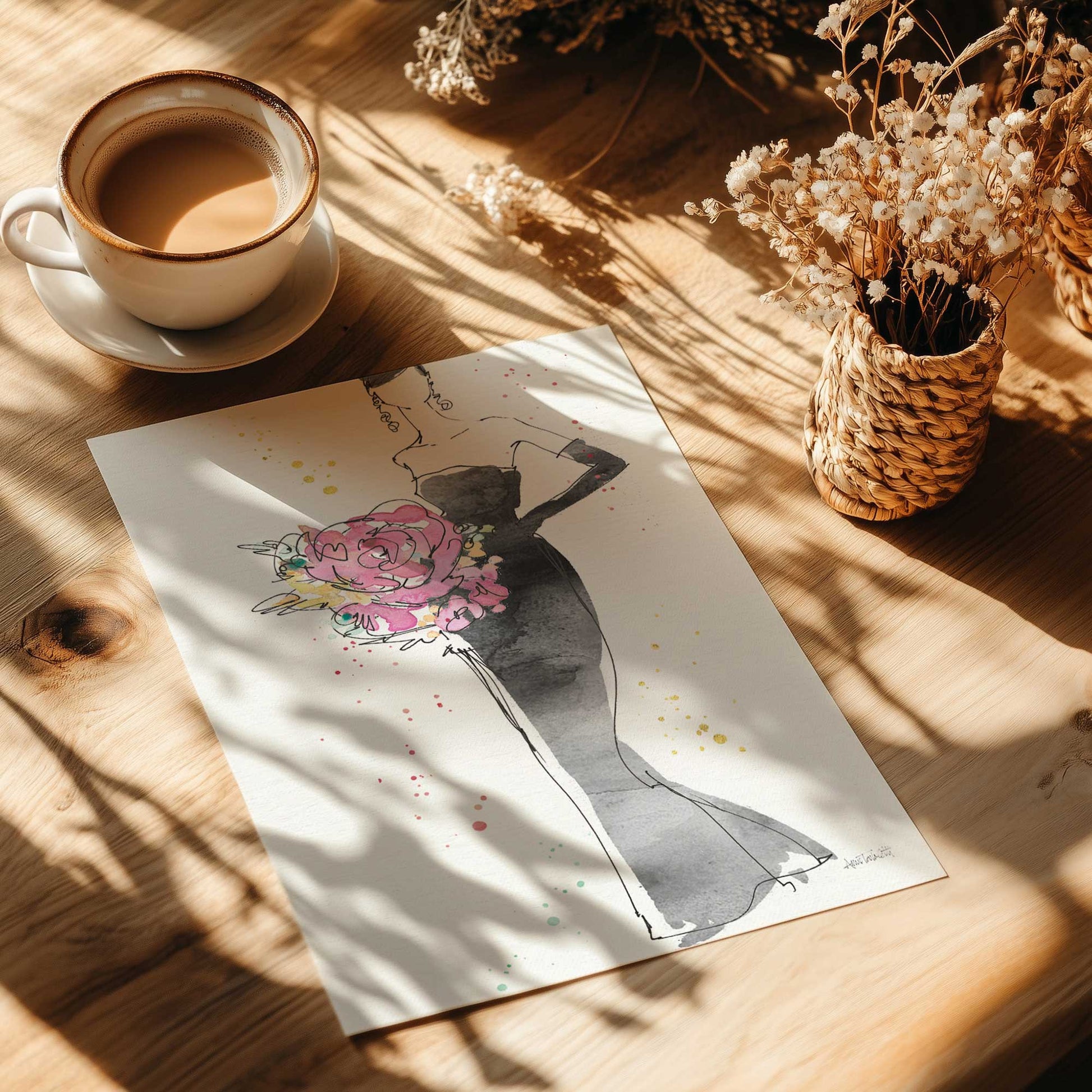[Color:Rolled Print], Picture of close up of art