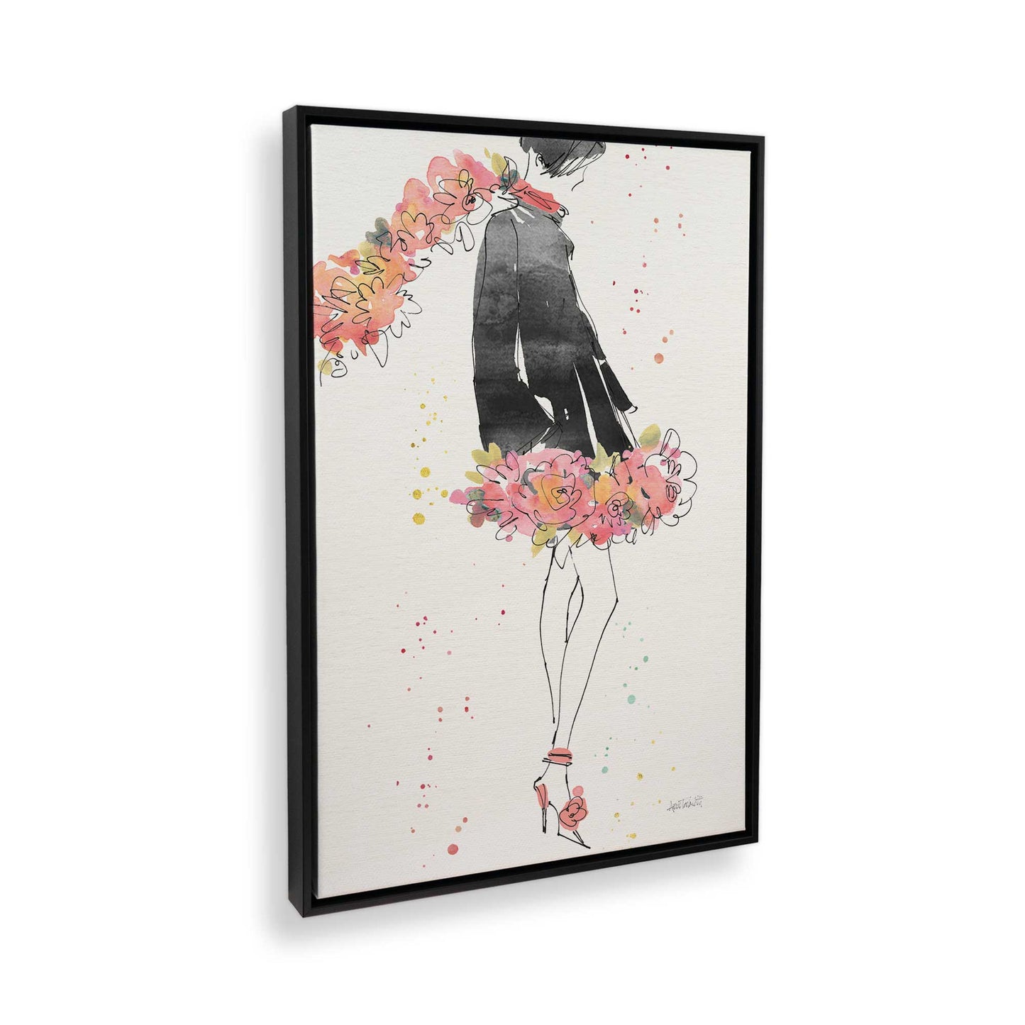 [Color:Satin Black], Picture of the corner of the art