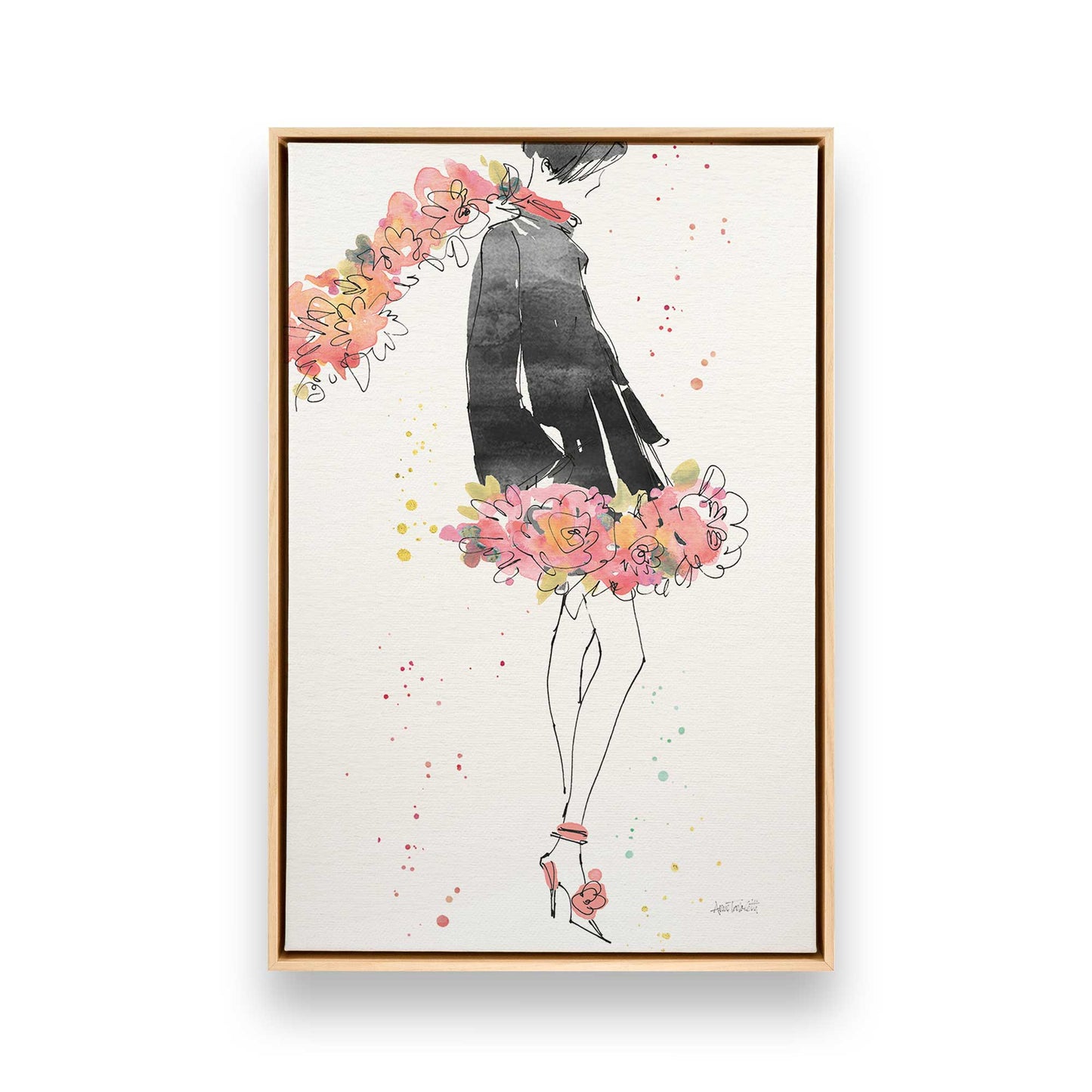 [Color:American Maple], Picture of art in a American Maple frame