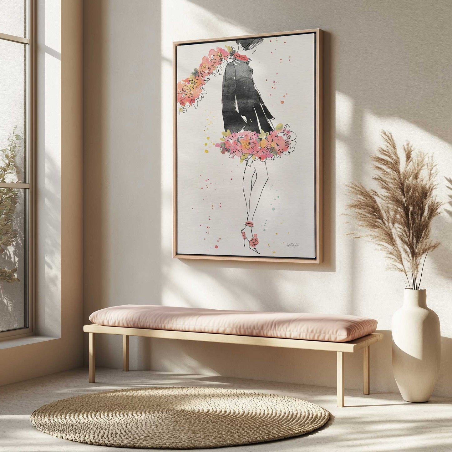 Picture of art in a room