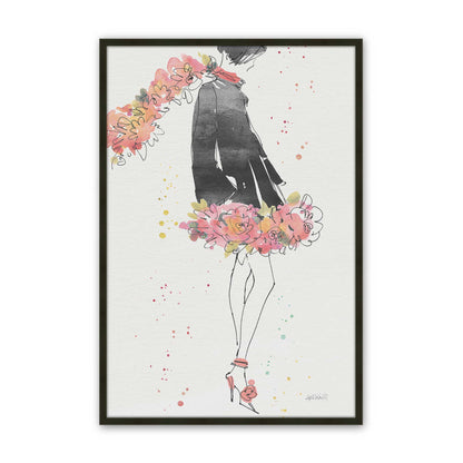 [Color:Satin Black], Picture of art in a Satin Black frame