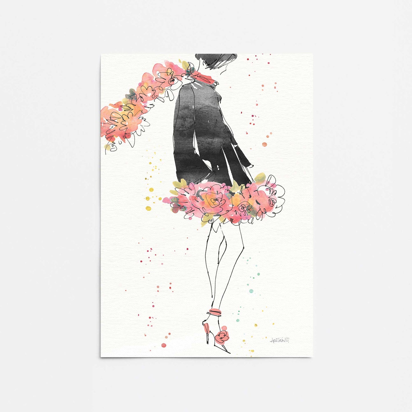 [Color:Rolled Print], Picture of close up of art