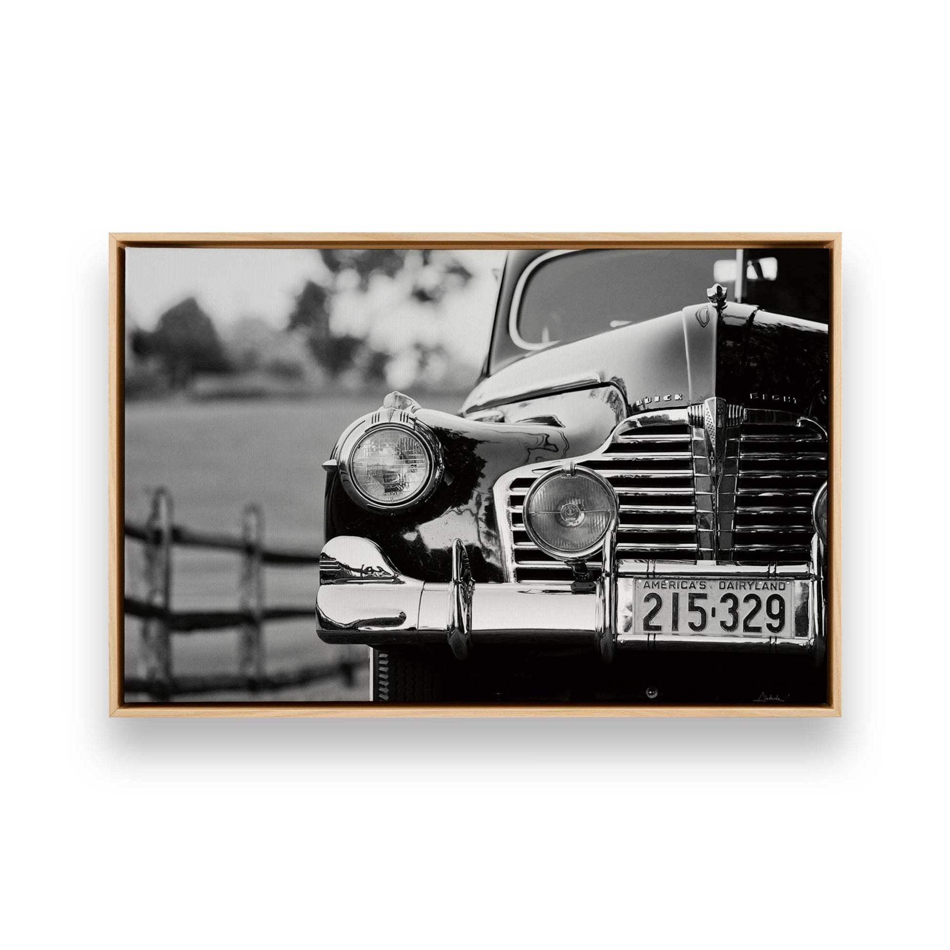 [Color:American Maple], Picture of art in a American Maple frame