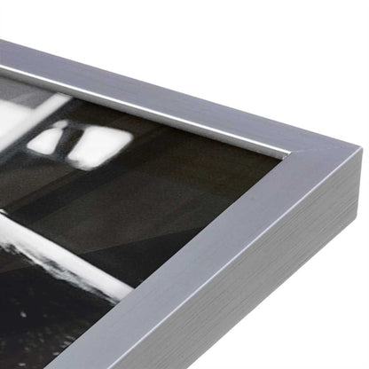 [Color:Polished Chrome], Picture of art in a Polished Chrome frame at an angle