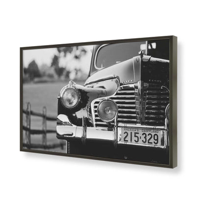 [Color:Satin Black], Picture of art in a Satin Black frame of the corner