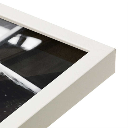 [Color:Opaque White], Picture of art in a Opaque White frame at an angle