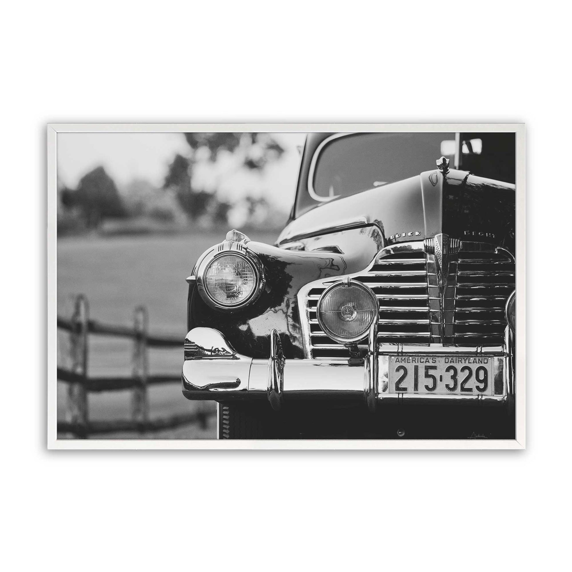 [Color:Opaque White], Picture of art in a Opaque White frame