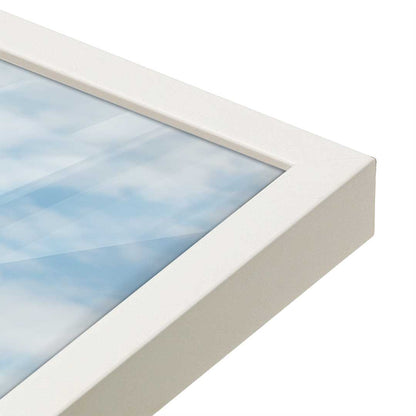 [Color:Opaque White], Picture of art in a Opaque White frame at an angle