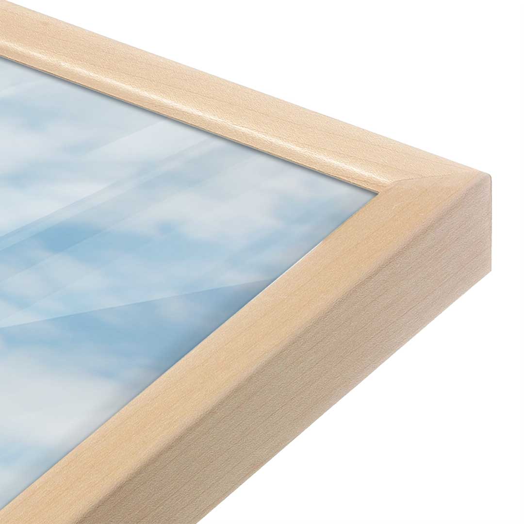 [Color:Raw Maple], Picture of art in a Raw Maple frame at an angle