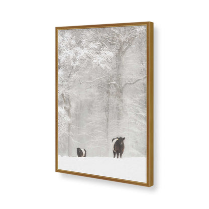 [Color:Polished Gold], Picture of art in a Polished Gold frame of the corner