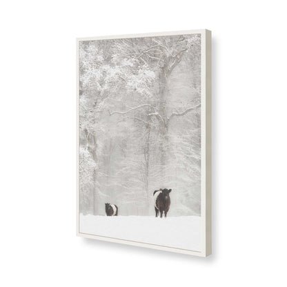 [Color:Opaque White], Picture of art in a Opaque White frame of the corner
