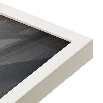 [Color:Opaque White], Picture of art in a Opaque White frame at an angle