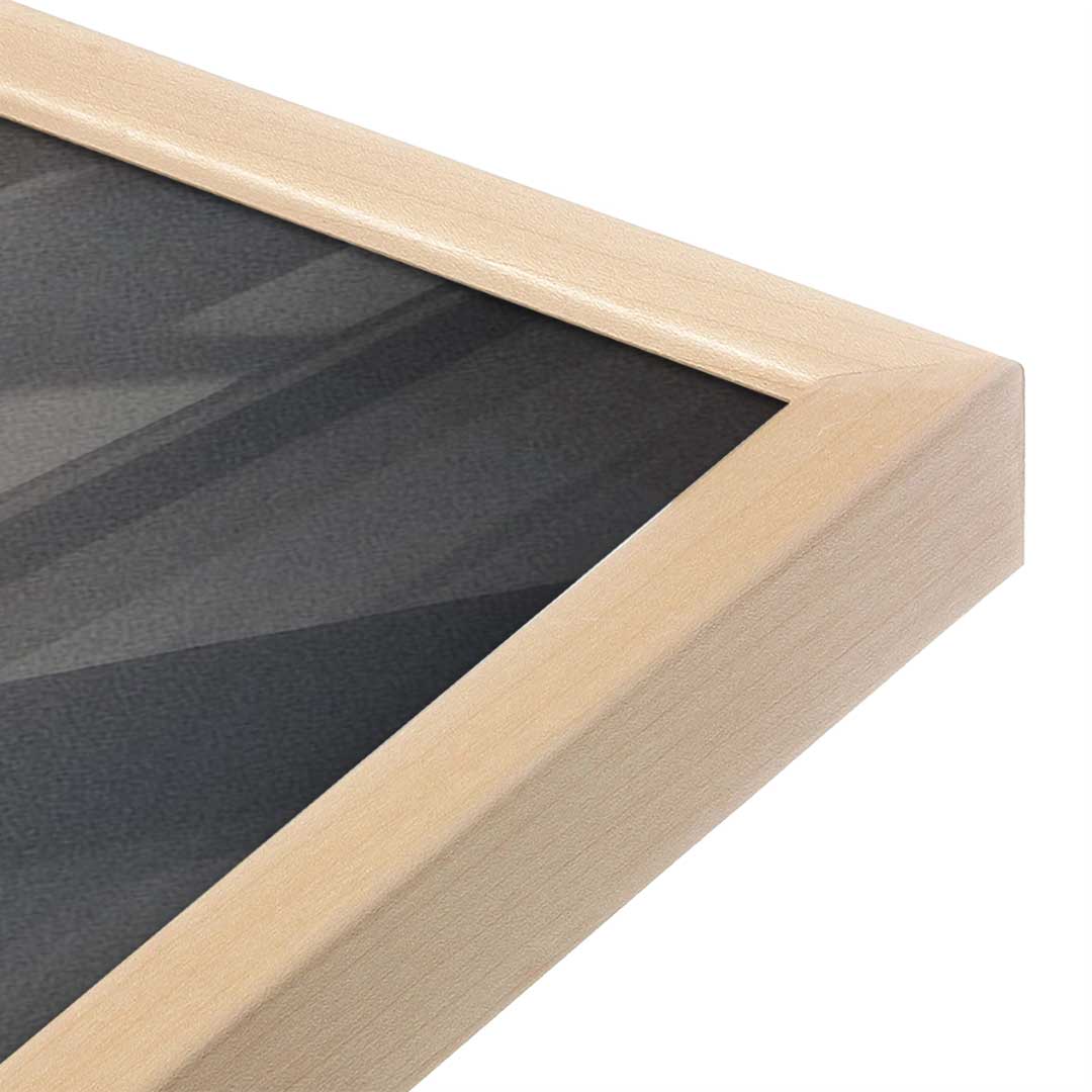 [Color:Raw Maple], Picture of art in a Raw Maple frame at an angle