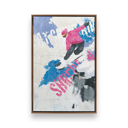 [Color:Walnut], Picture of art in a Walnut frame