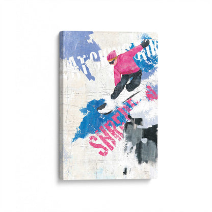 [Color:Stretched Canvas], Picture of art at an angle