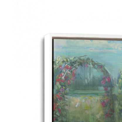 [Color:Opaque White], Picture of art in a White frame at an angle