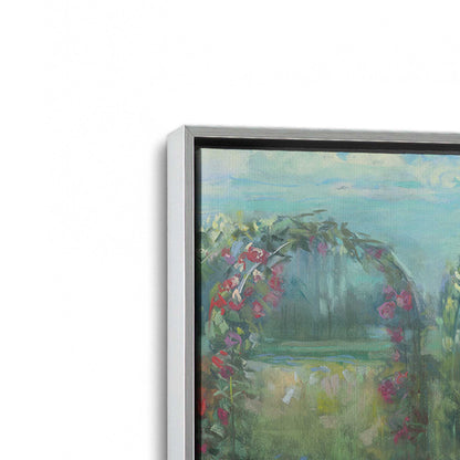 [Color:Polished Chrome], Picture of art in a Polished Chrome frame at an angle