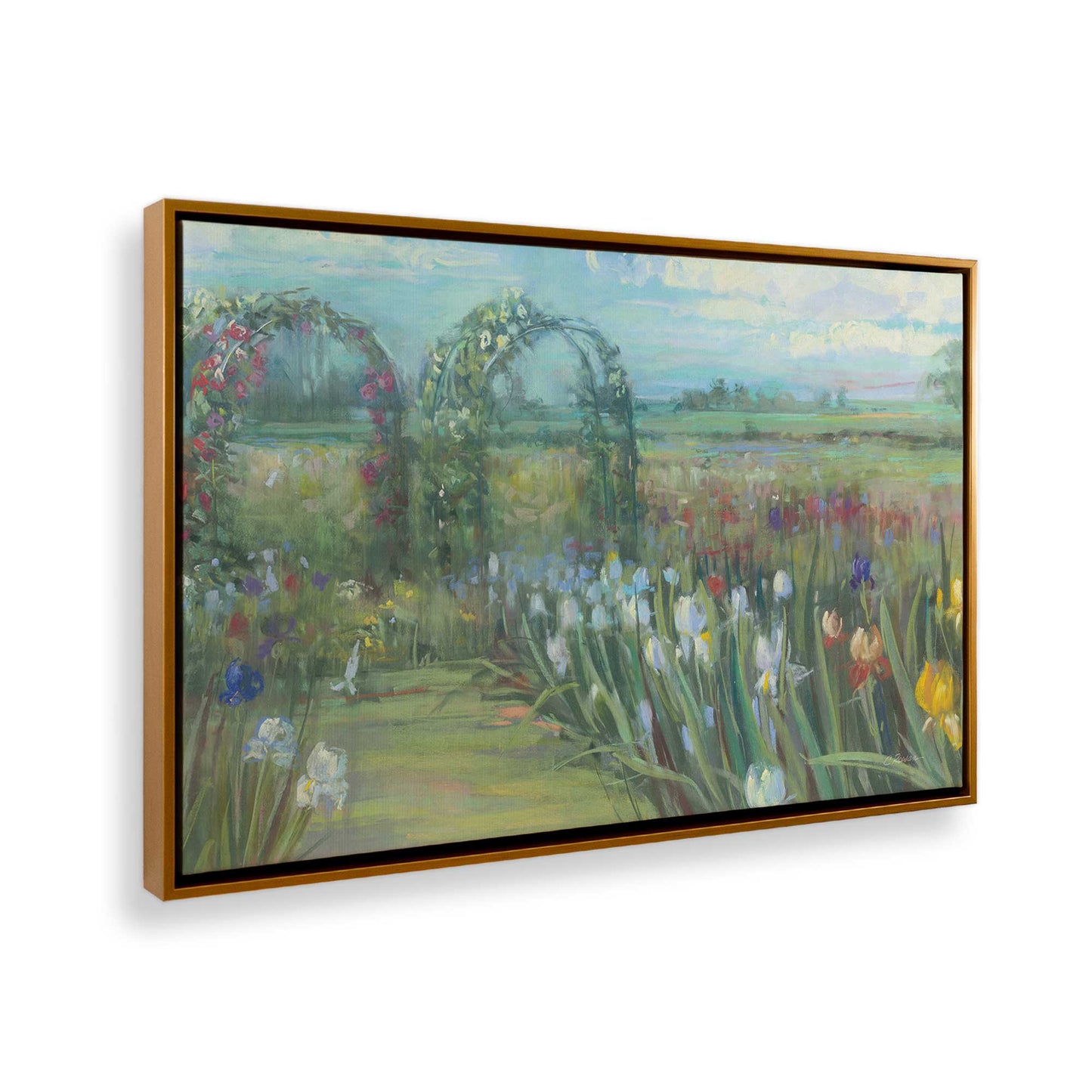 [Color:Polished Gold], Picture of the corner of the art