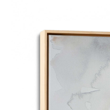 [Color:American Maple], Picture of art in a American Maple frame at an angle