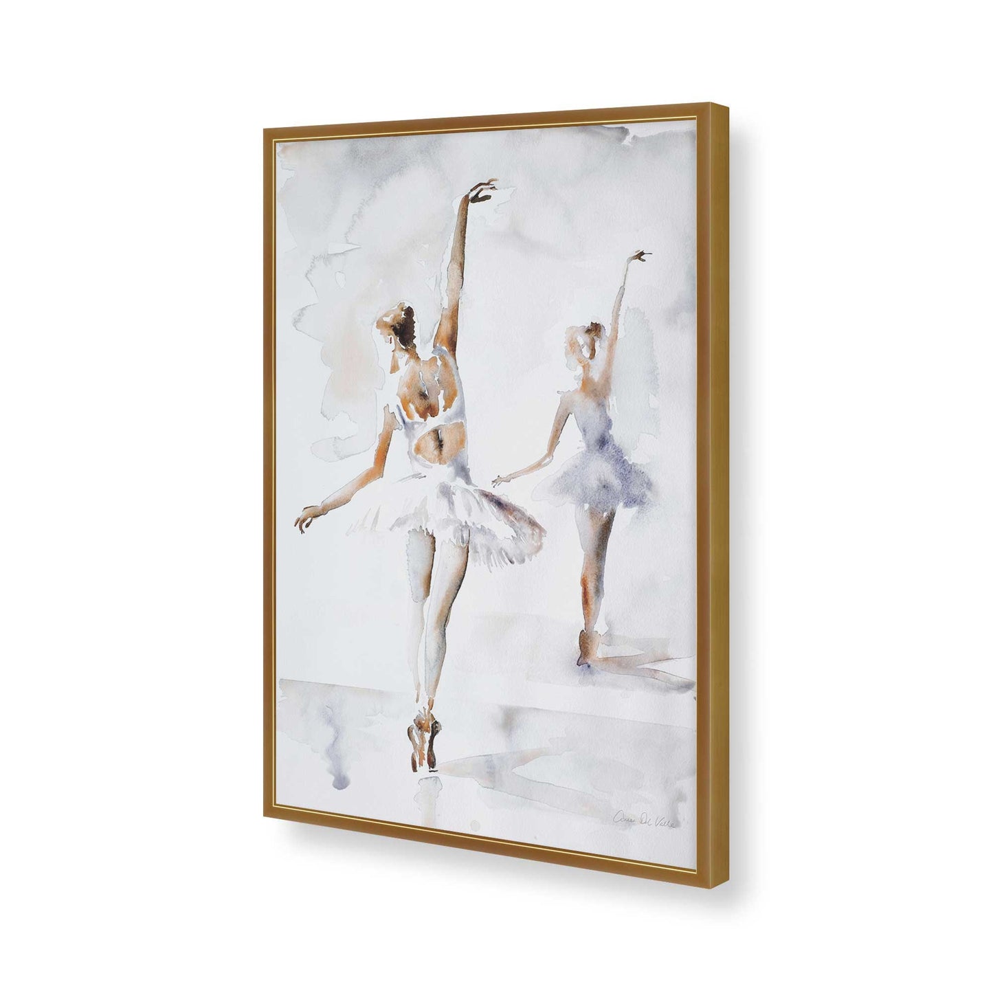 [Color:Polished Gold], Picture of art in a Polished Gold frame of the corner