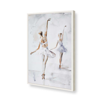 [Color:Opaque White], Picture of art in a Opaque White frame of the corner